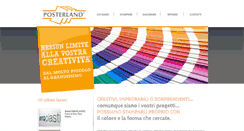 Desktop Screenshot of posterland.it