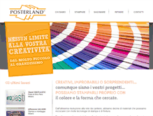 Tablet Screenshot of posterland.it
